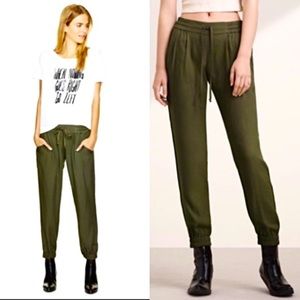 Aritzia army green jogger pants